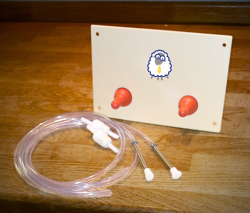 Double Lamb Teat Holder - Mini Suckler 2 Teats